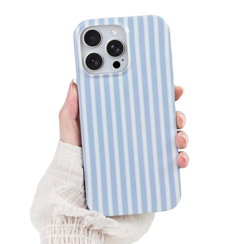 Cute Striped Case for iPhone 12 Pro Max 6.7",Pink/Yellow
