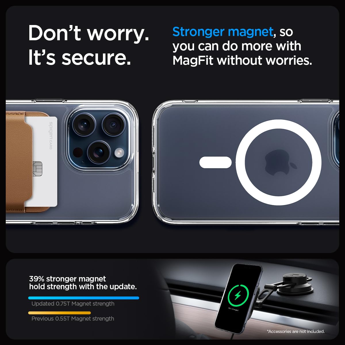 Spigen Ultra Hybrid MagFit for iPhone 17 Pro / 18 Pro Case, Frost Black