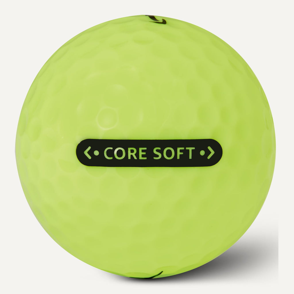 Amazon Basics Core Soft Golf Balls, Low Compression, Side Stamp Alignment