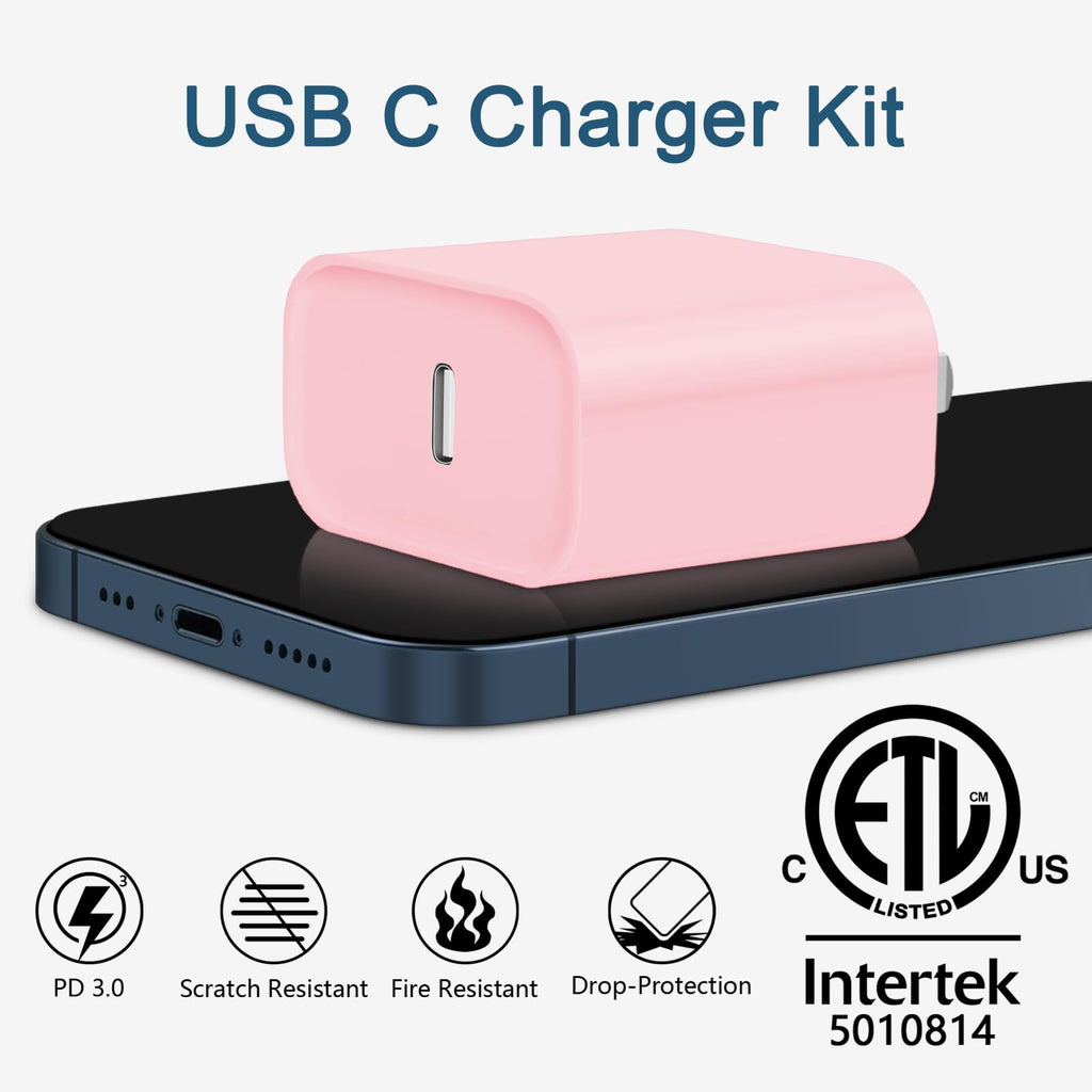 CXX 10FT iPhone 14/13/12 Charger 20W Fast Charging [MFi Certified]
