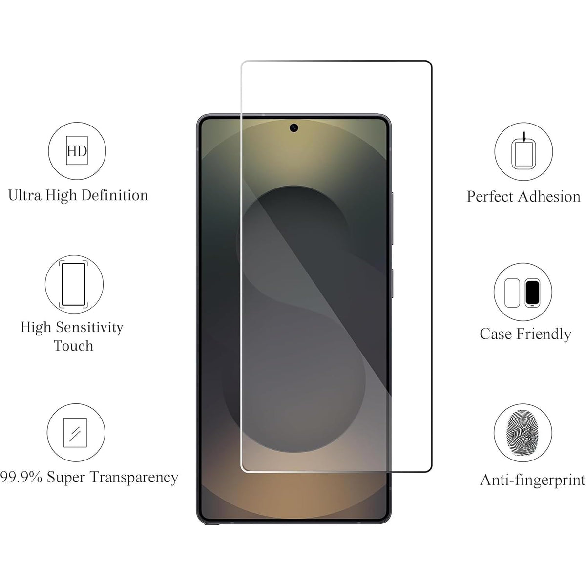 Ailun Screen Protector + Camera Lens Protector for Galaxy S24+ / S24 Plus