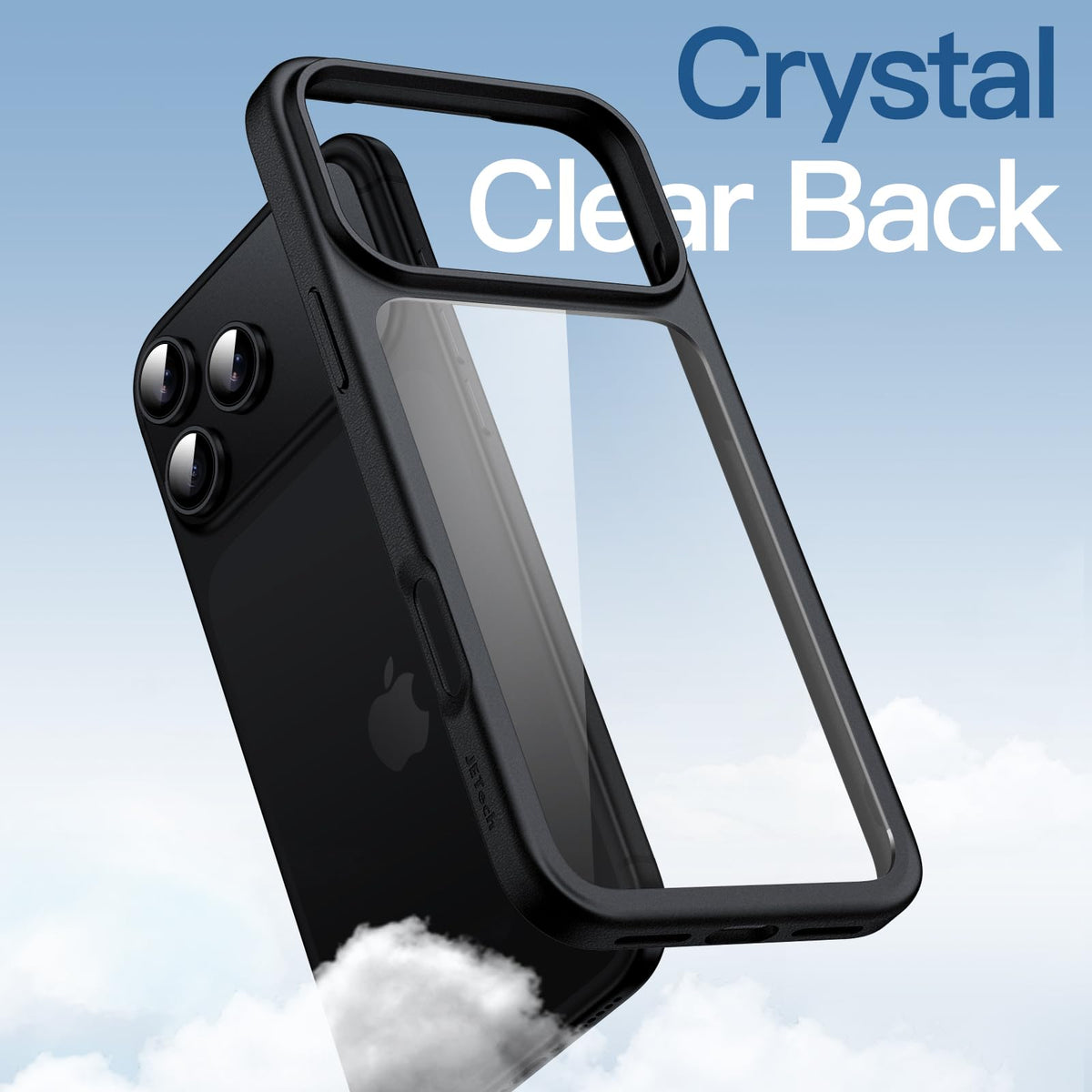 JETech Case for iPhone 17 Pro Max, Anti-Yellowing, Black