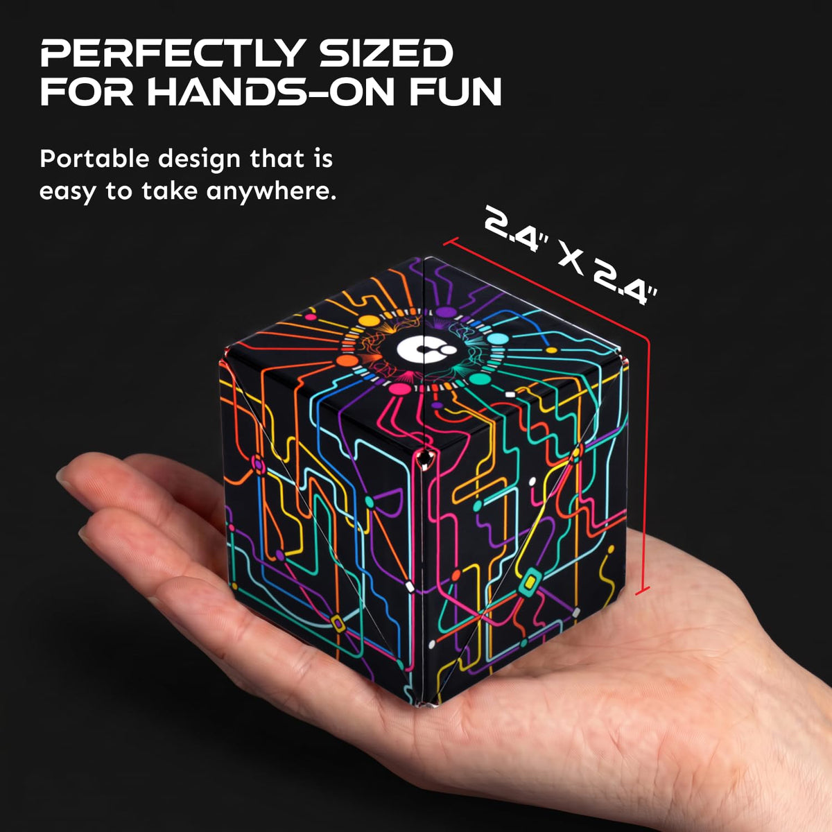 Shashibo OCTA Magnetic Puzzle Toy, Stress Relief Fidget Toy