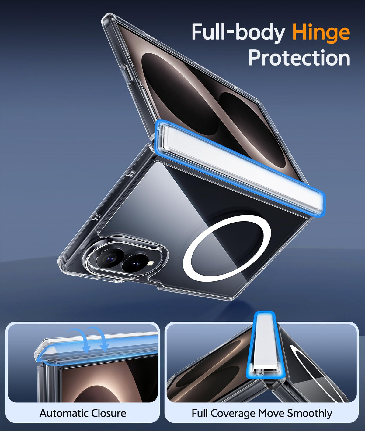FNTCASE for iPhone 18 Pro Max/17 Pro Max Case Fit for Magsafe
