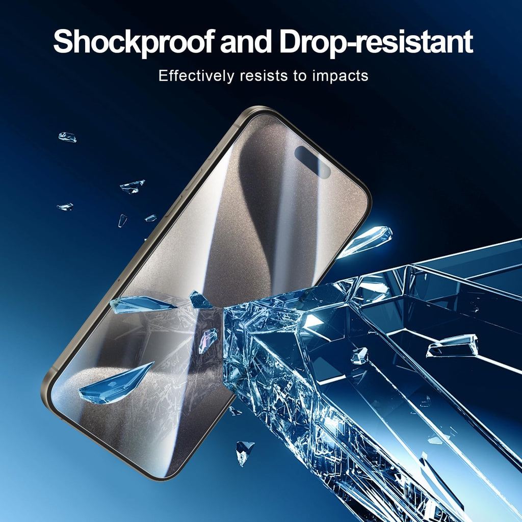 NEW'C for iPhone 16, iPhone 15 Screen Protector Installation Tool Included