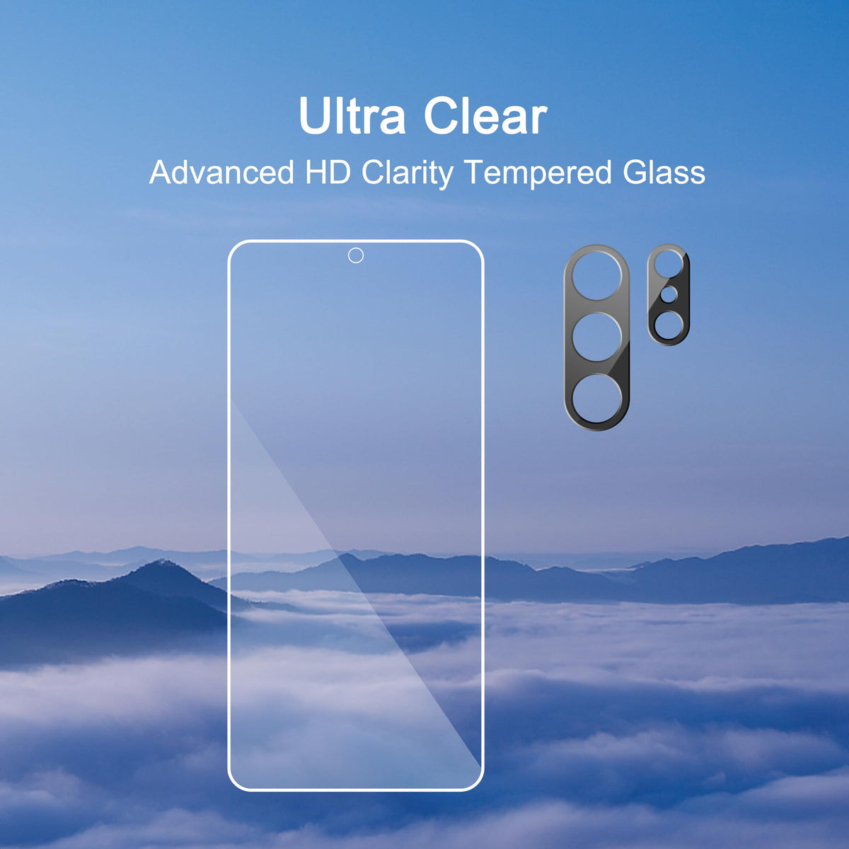 Ailun Screen Protector + Camera Lens Protector for Galaxy S24+ / S24 Plus