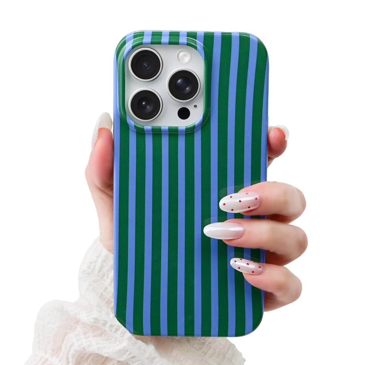 Cute Striped Case for iPhone 12 Pro Max 6.7",Pink/Yellow