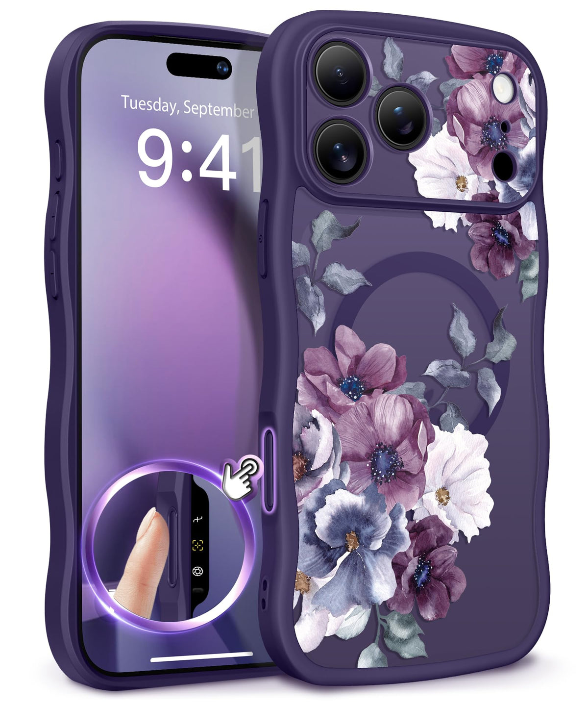 GVIEWIN for iPhone 14 Pro Case Compatible with MagSafe