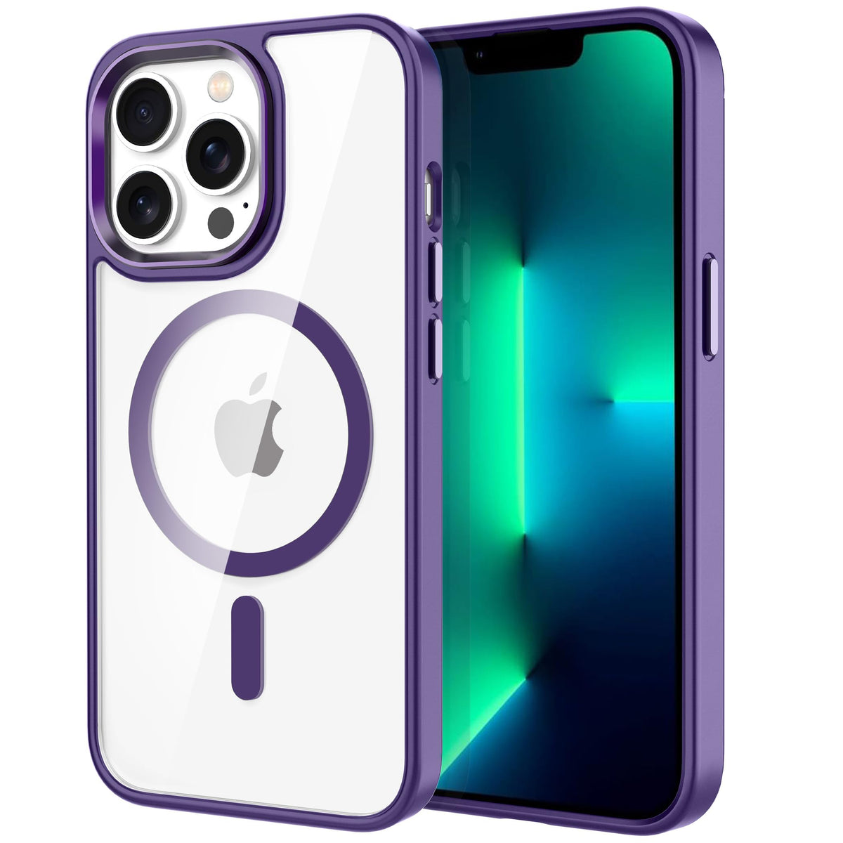 CACOE Magnetic Case for iPhone 13 & iPhone 14 6.1 inch, Matte Black