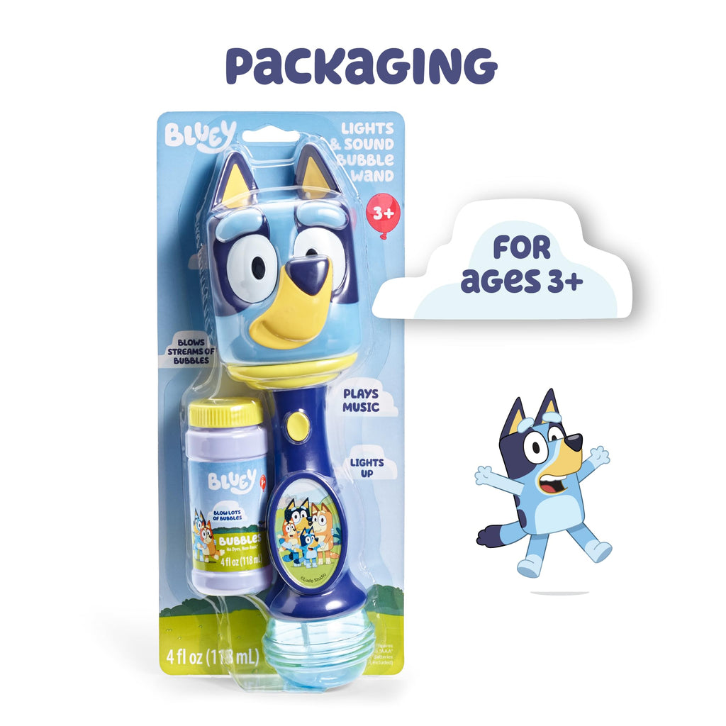 Little Kids Paw Patrol Marshall Light and Sound Musical Bubble Wand, Includes Bubble Solution