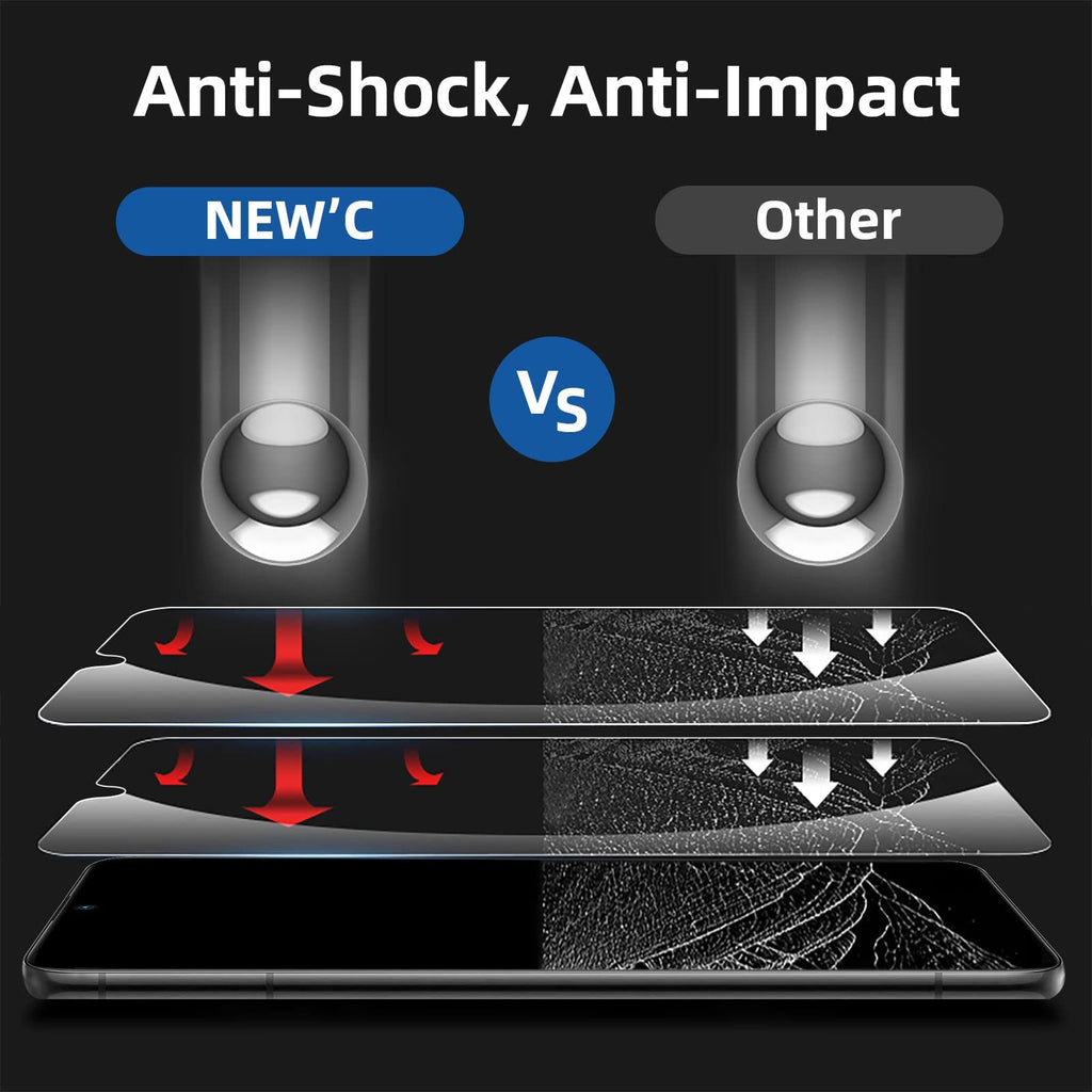 NEW'C for Samsung Galaxy S23 6.1" (SM-S911),Screen Protector Tempered Glass