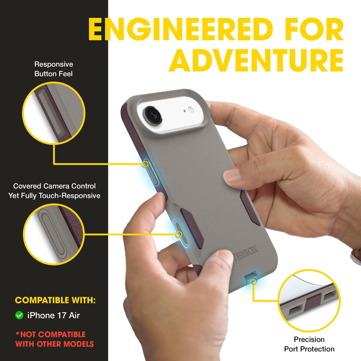OtterBox iPhone 18/17 Pro Commuter Series Case - Black