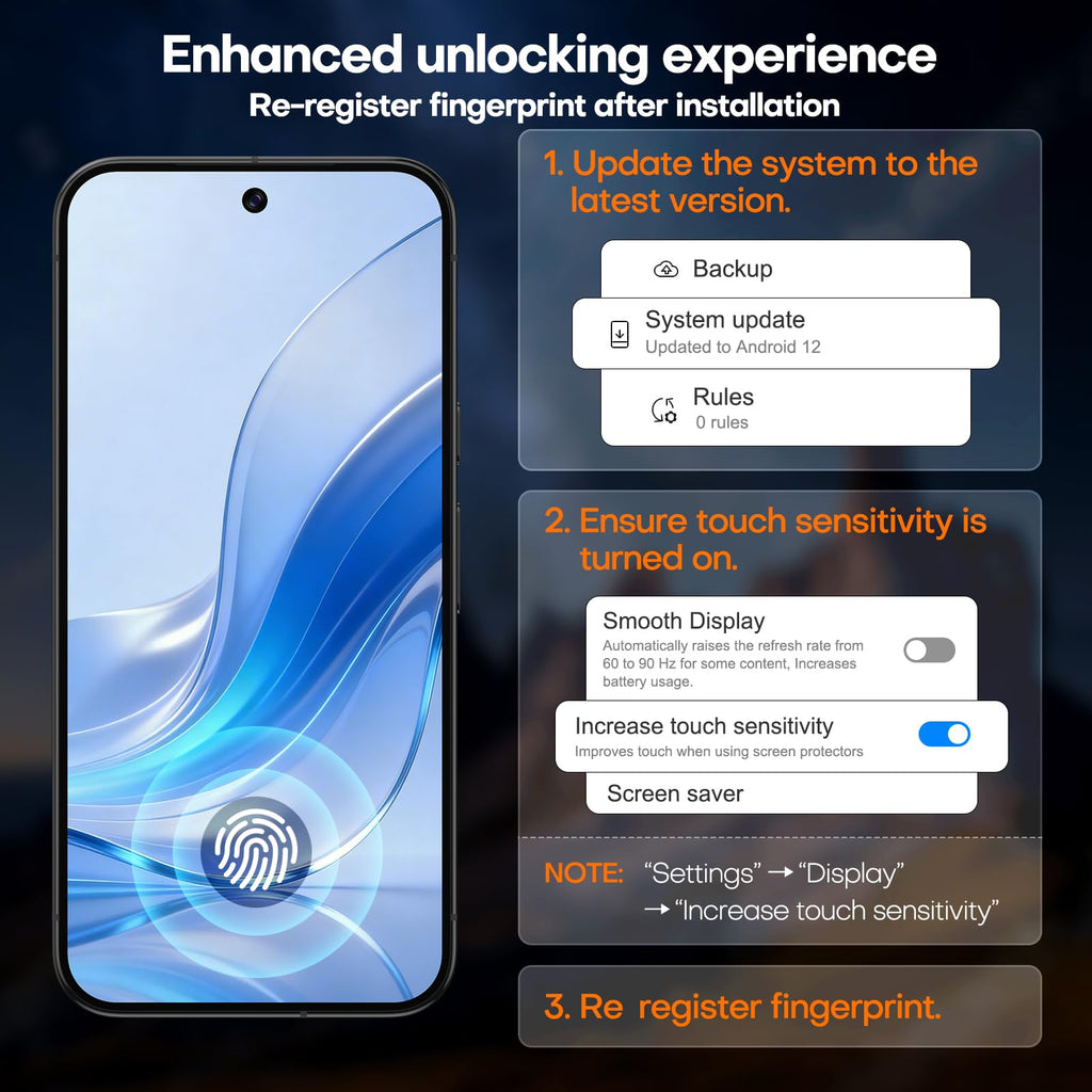 TAURI 2 Pack for Samsung Galaxy Z Fold 8 Ultra Screen Protector Clear