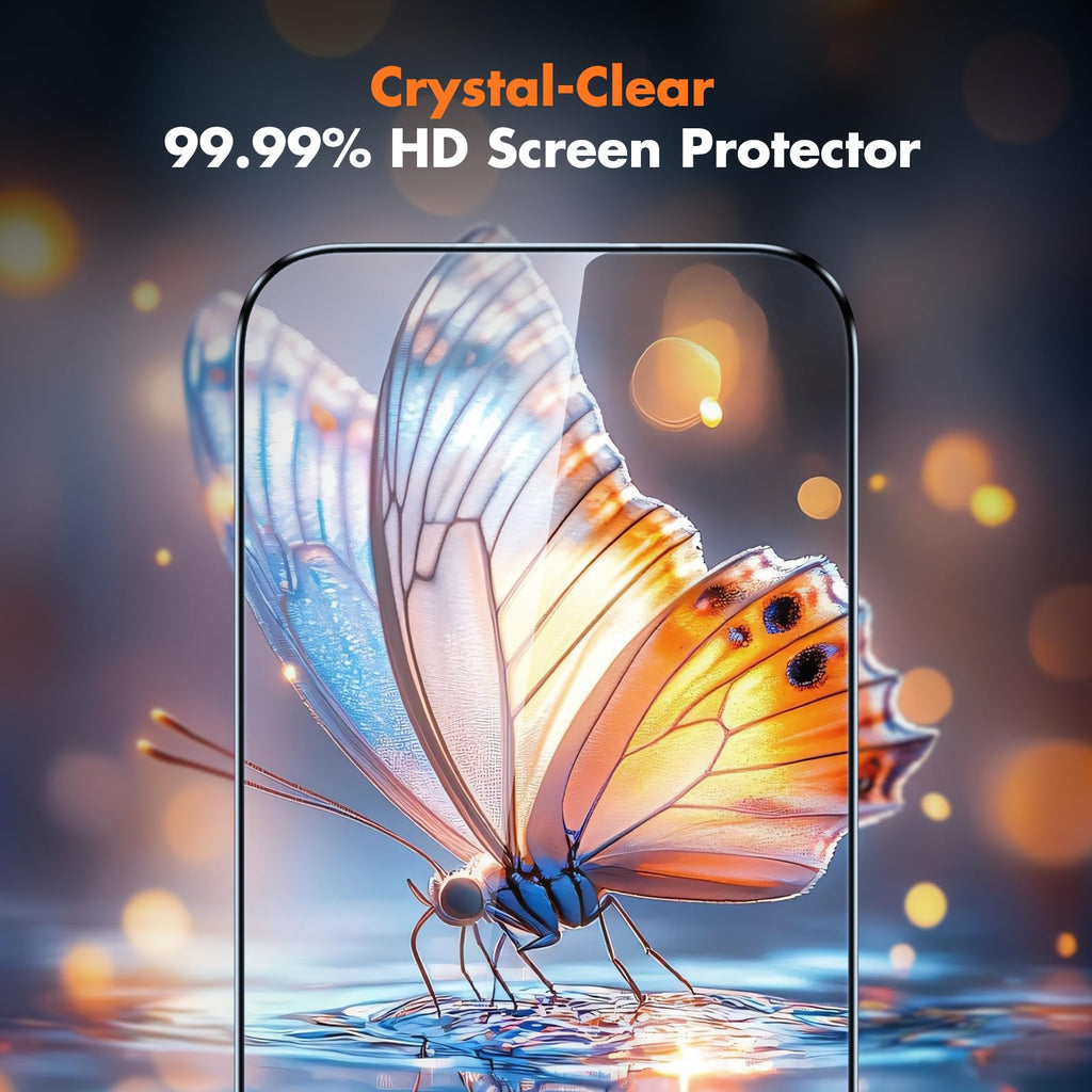 UNBREAKcable 3-Pack Screen Protector for iPhone 16 Pro Max, Full Coverage