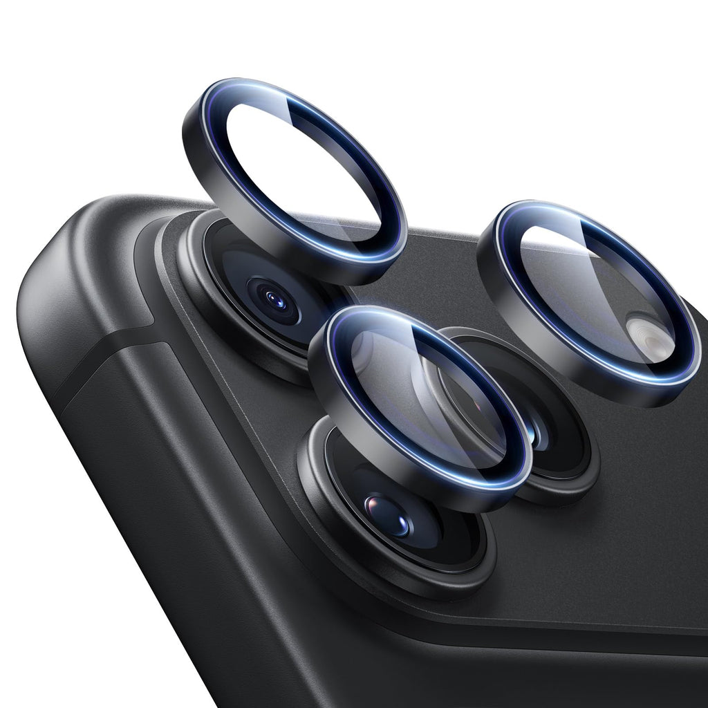 ESR for iPhone Duo Camera Lens Protector, 2 Pack, Black