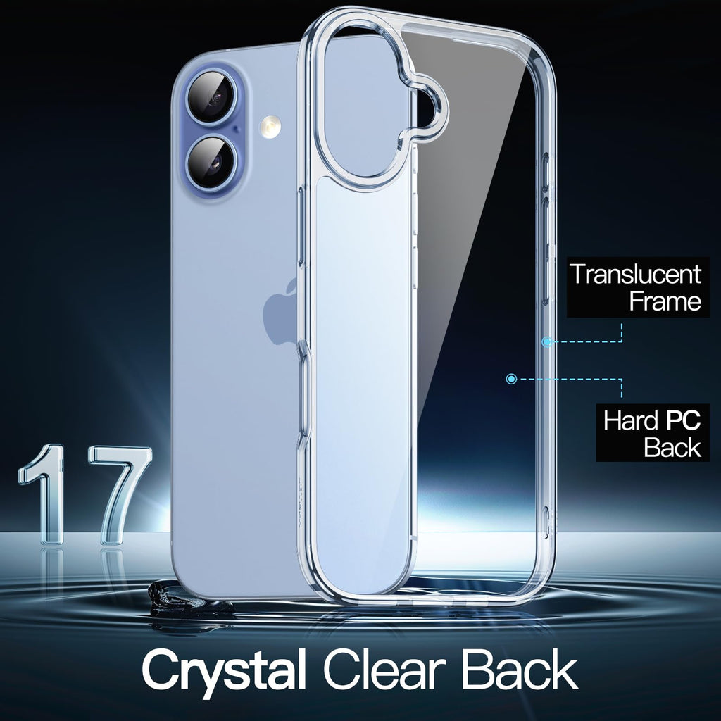 JETech Case for iPhone 17 Pro Max, Anti-Yellowing, Black