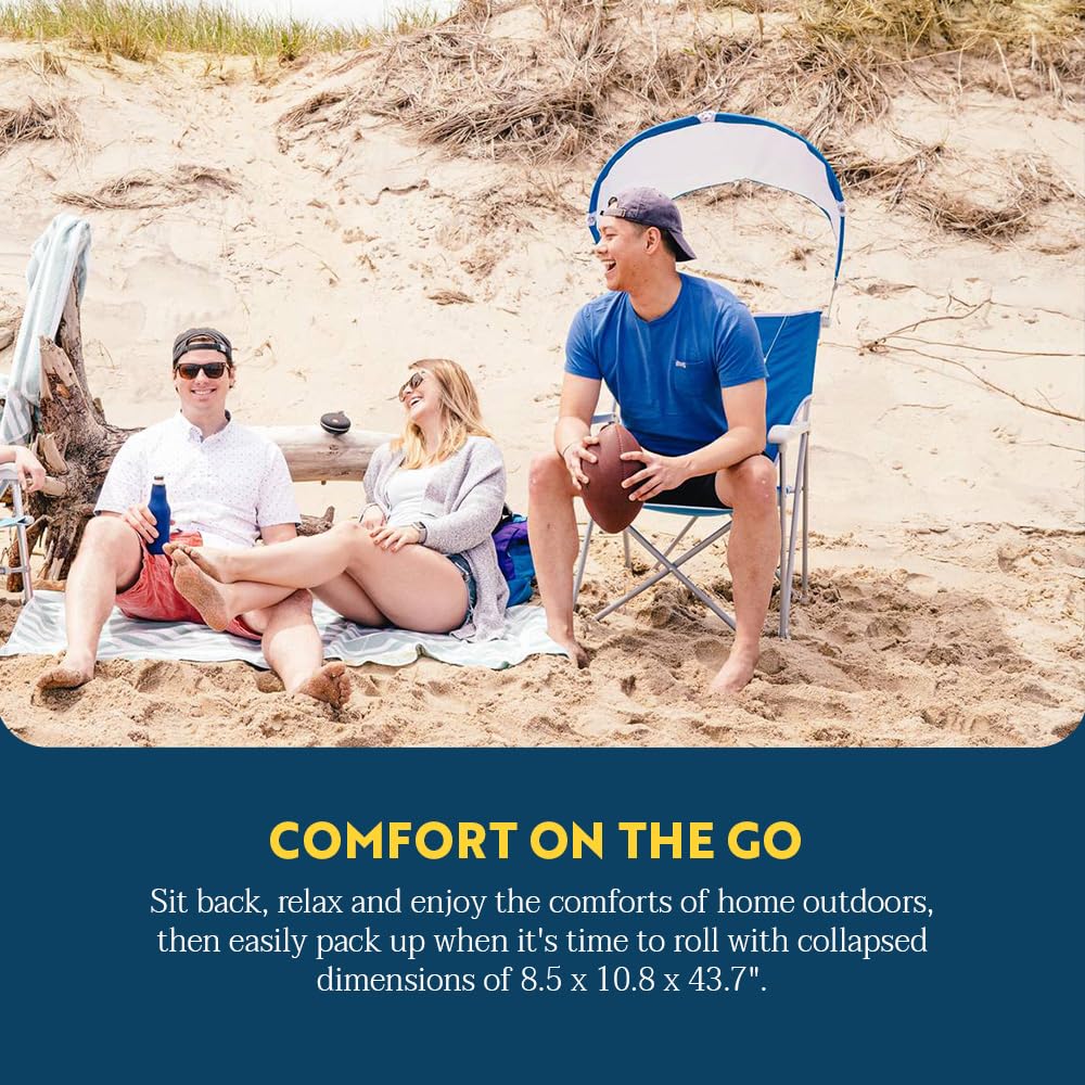 GCI Outdoor Comfort Pro Rocker Camping Chair - Indigo Blue