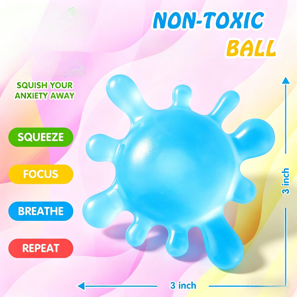 1 Pack Fidget Toys Squishy Stress Cube, Stress Balls for Kids Adults Squishies Stress Relief, Sugar Sensory Toys for Kids with Autism, Fidgets for Classroom Prize Toys