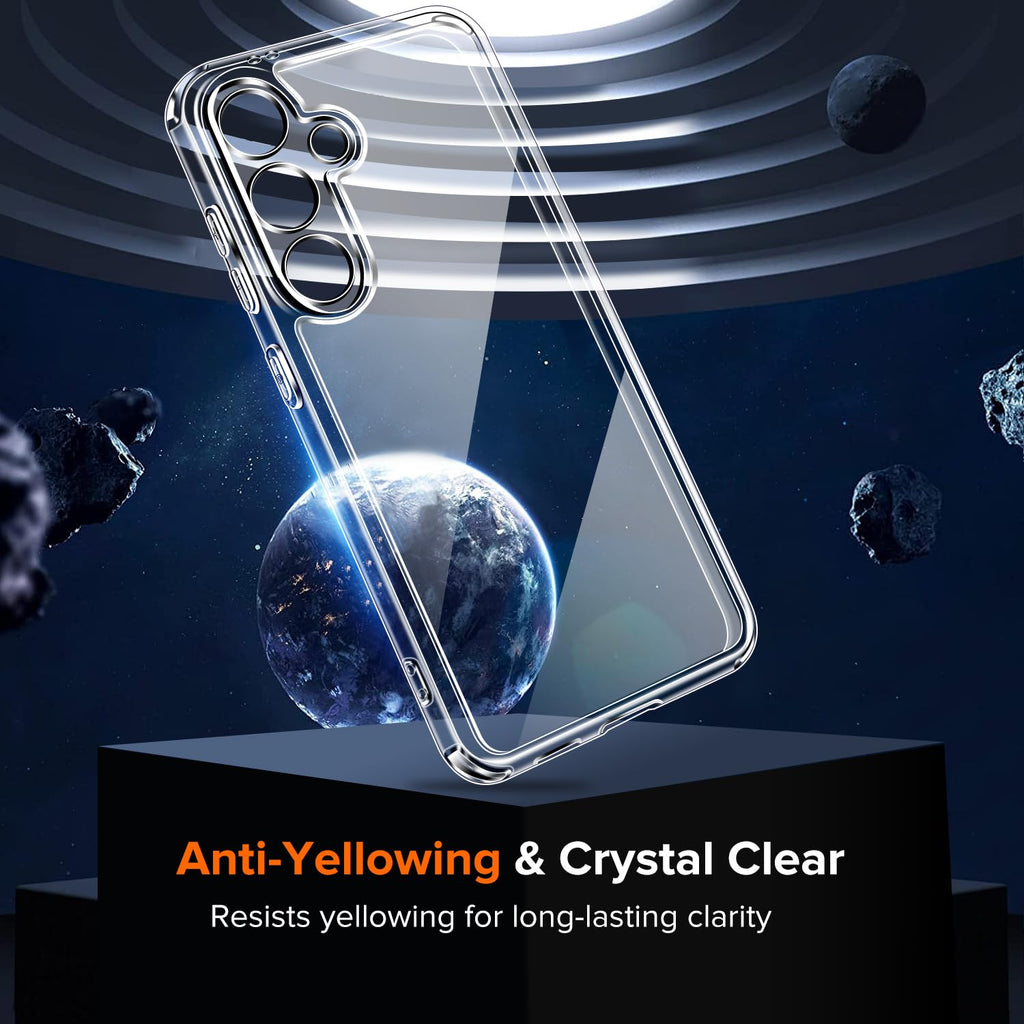 ivoler 3-in-1 Case for iPhone 16 Plus 6.7 inch, Clear
