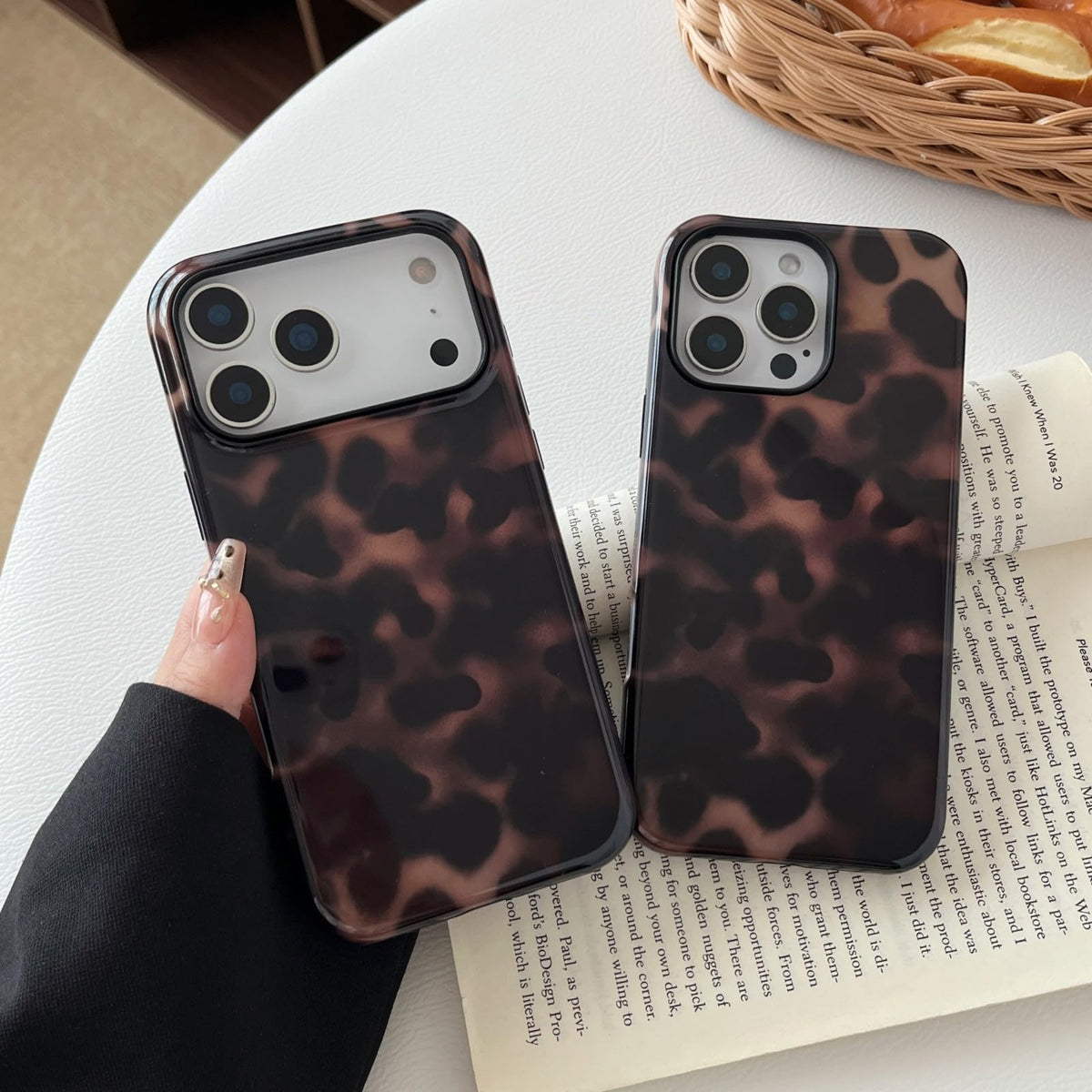 Longlayss Compatible with iPhone 16 Pro Case Tortoise Shell Phone Case