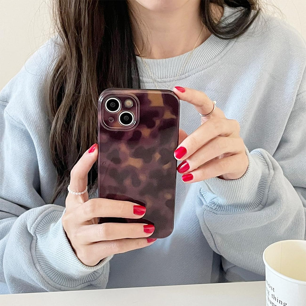 Cute Phone Case for iPhone 16 Pro Case Cheetah Leopard Print