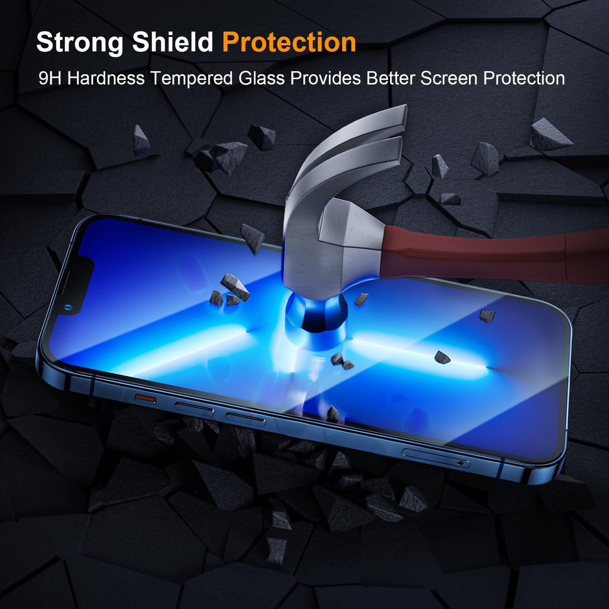 SIBEITU 3+3 Pack Screen Protector + Camera Lens Protector for iPhone 18 Pro