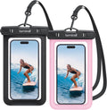 Lamicall 2Packs Waterproof Beach Bags, Vacation Essentials for Wemen Men