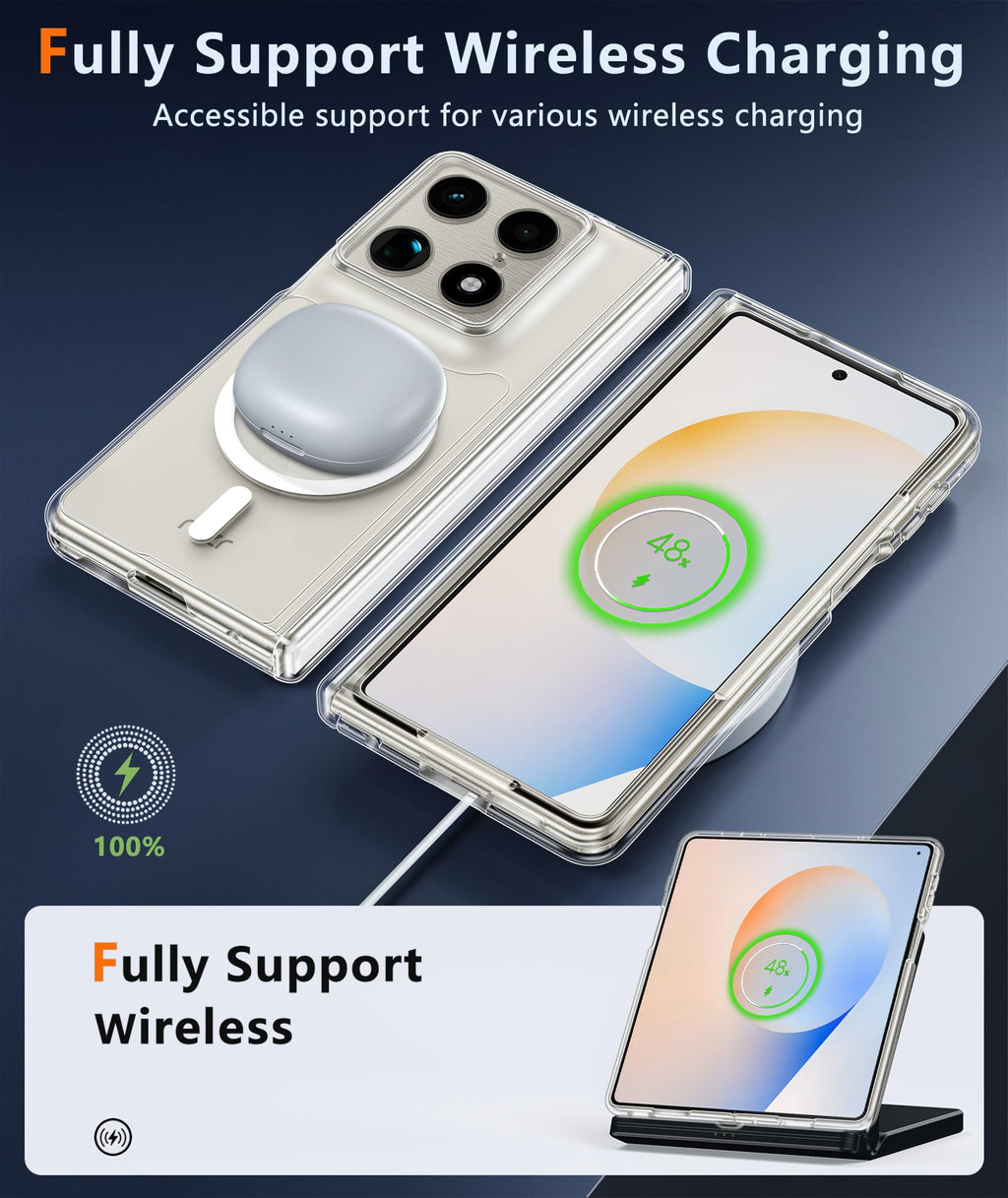 FNTCASE for iPhone 18 Pro Max/17 Pro Max Case Fit for Magsafe