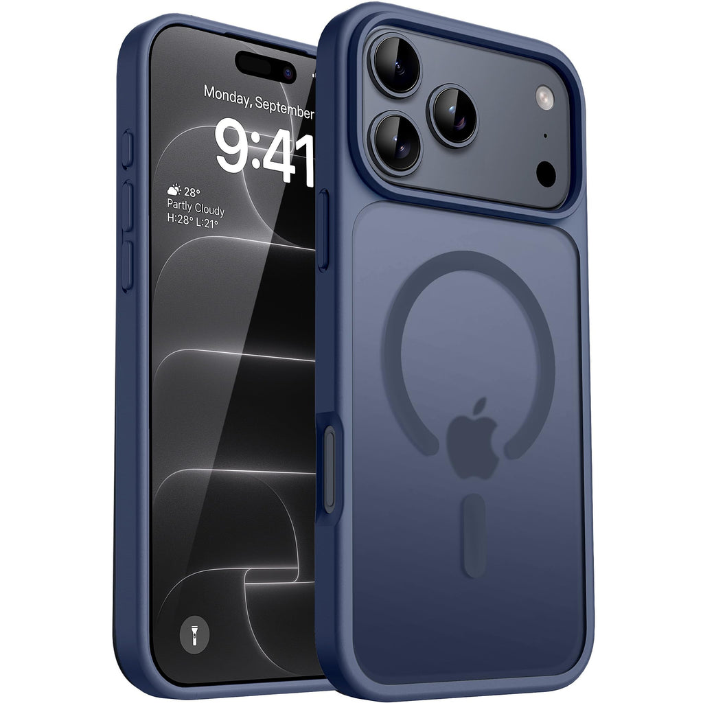 CACOE Magnetic Case for iPhone 13 & iPhone 14 6.1 inch, Matte Black