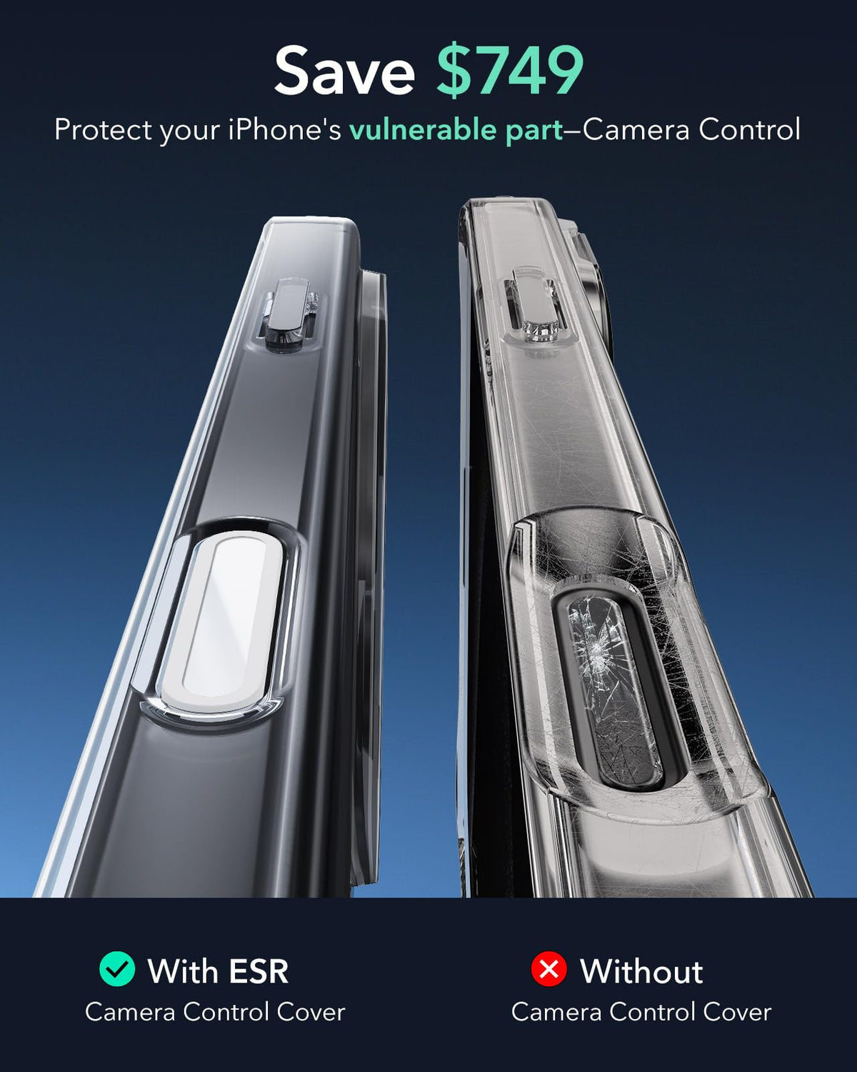 ESR Classic Hybrid for iPhone 17/18 Pro Case, Clear