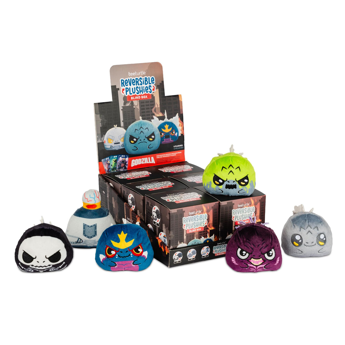 TeeTurtle Godzilla 3" Reversible Plushie Blind Box