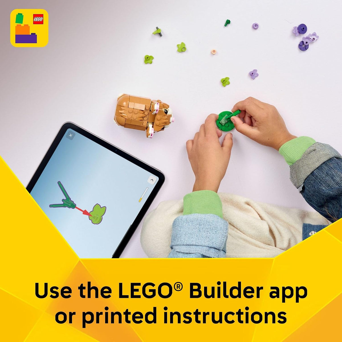 LEGO Creator 3 in 1 Cute Hamster with a Flower 31376