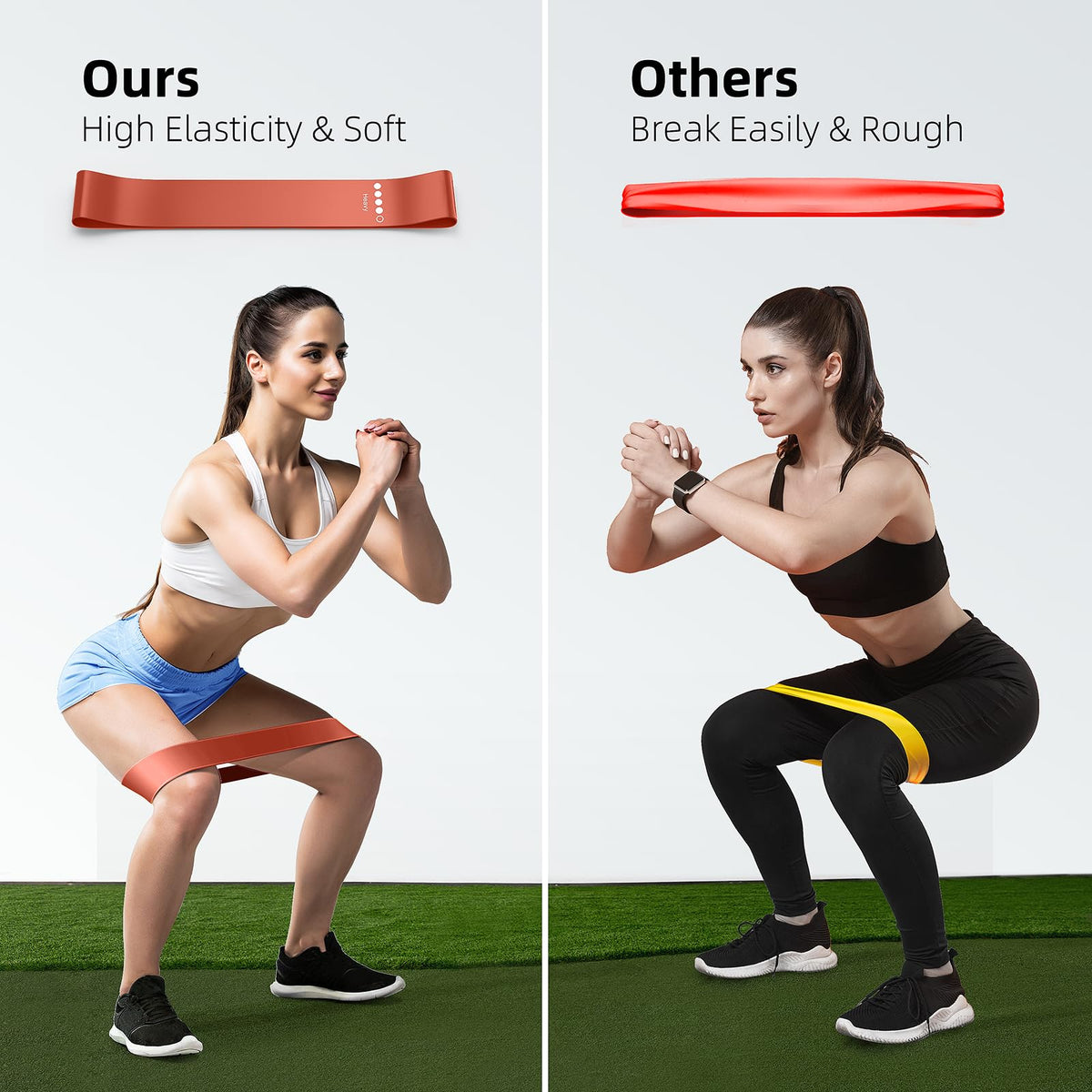 Resistance Bands for Working Out, 5-Pack Loop Exercise Bands for Home Gym