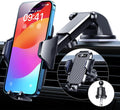 VANMASS Car Phone Holder 2026 Ultimate Military-Grade Strongest Suction & Clip Windshield Dashboard【Newest Best Strongest】 Cell Phone Automotive Dash Gauge Accents for iPhone 18 Pro Max 17 16 15 14