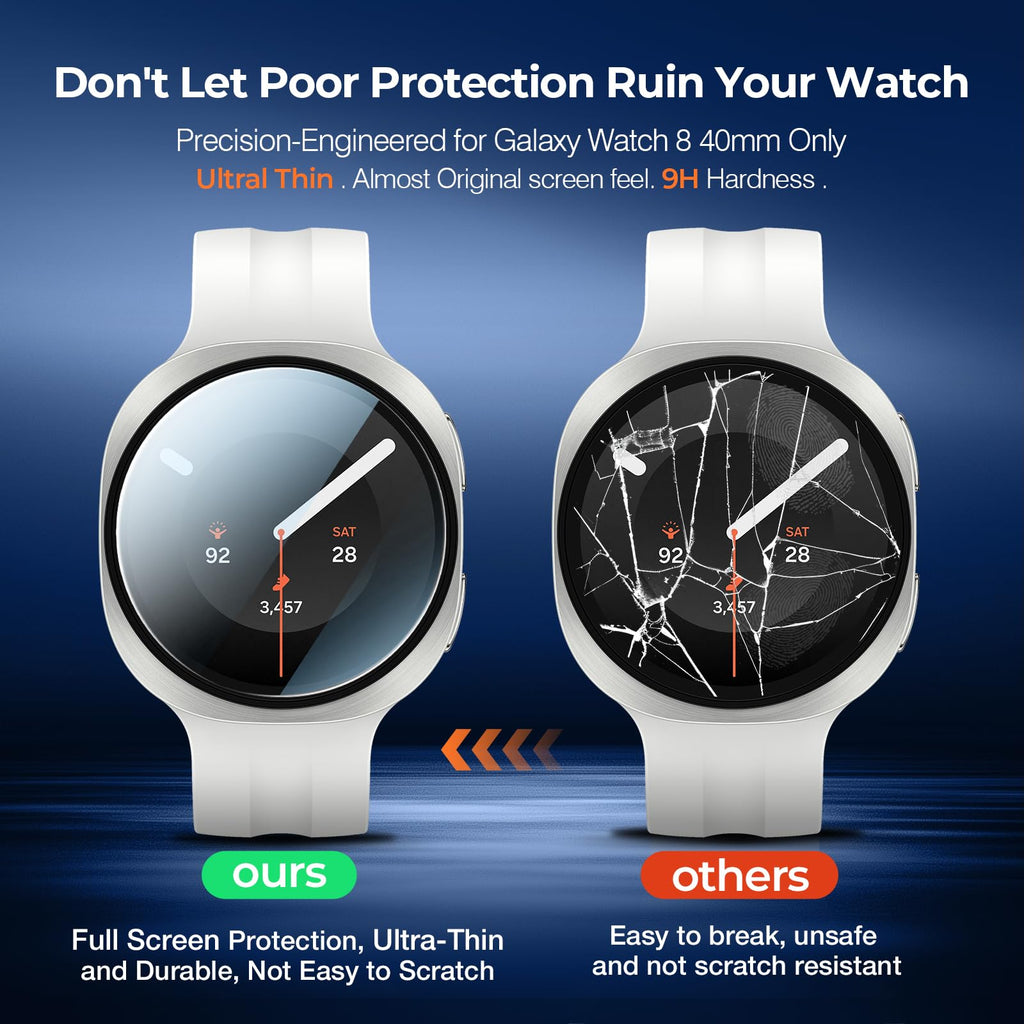 LK 6Pcs for Apple Watch Series 12/Series 11/Series 10 46mm Screen Protector