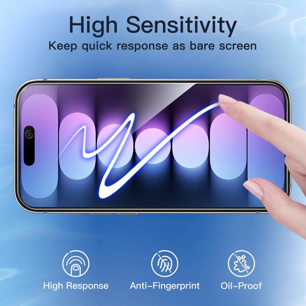 JETech Privacy Screen Protector for iPhone 18 Pro, 2-Pack