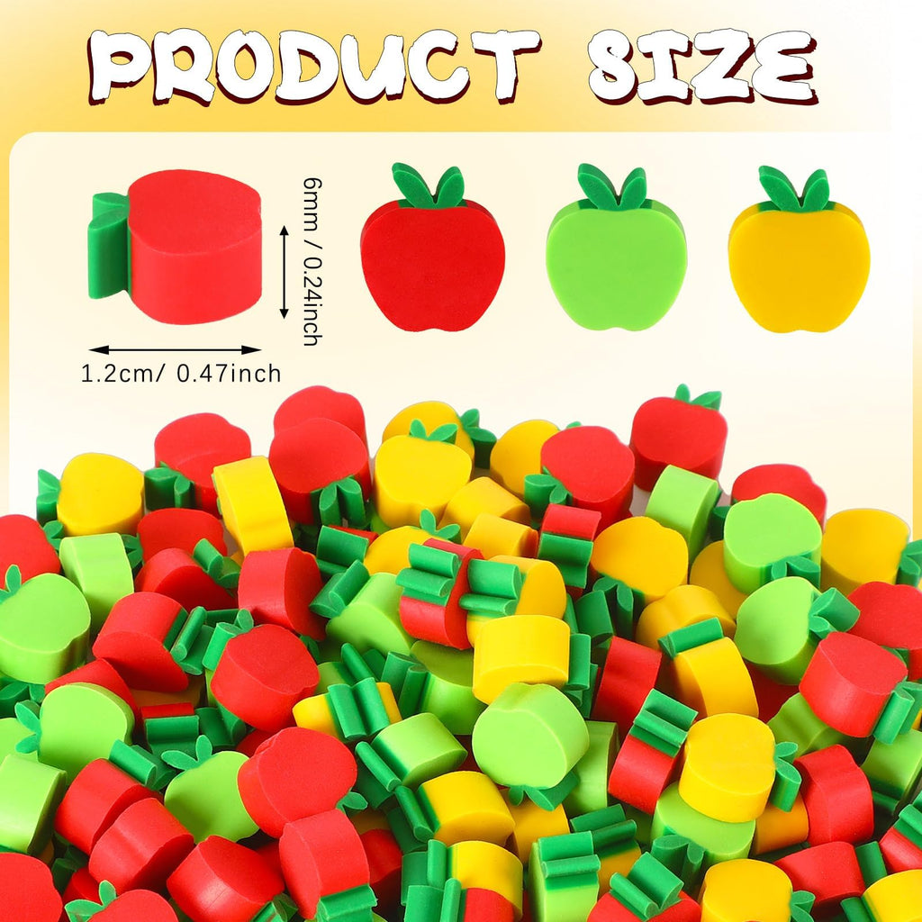 JUNEBRUSHS 150Pcs Fall Mini Erasers, Cute Thanksgiving Erasers Bulk