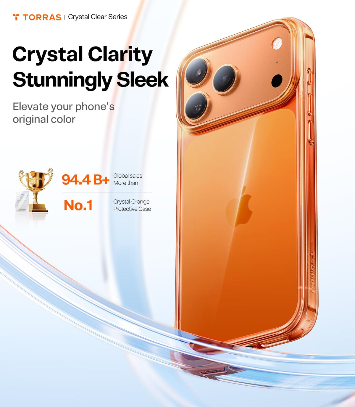 TORRAS for iPhone 14 Pro Max Case, Anti-Yellowing, Crystal Clear