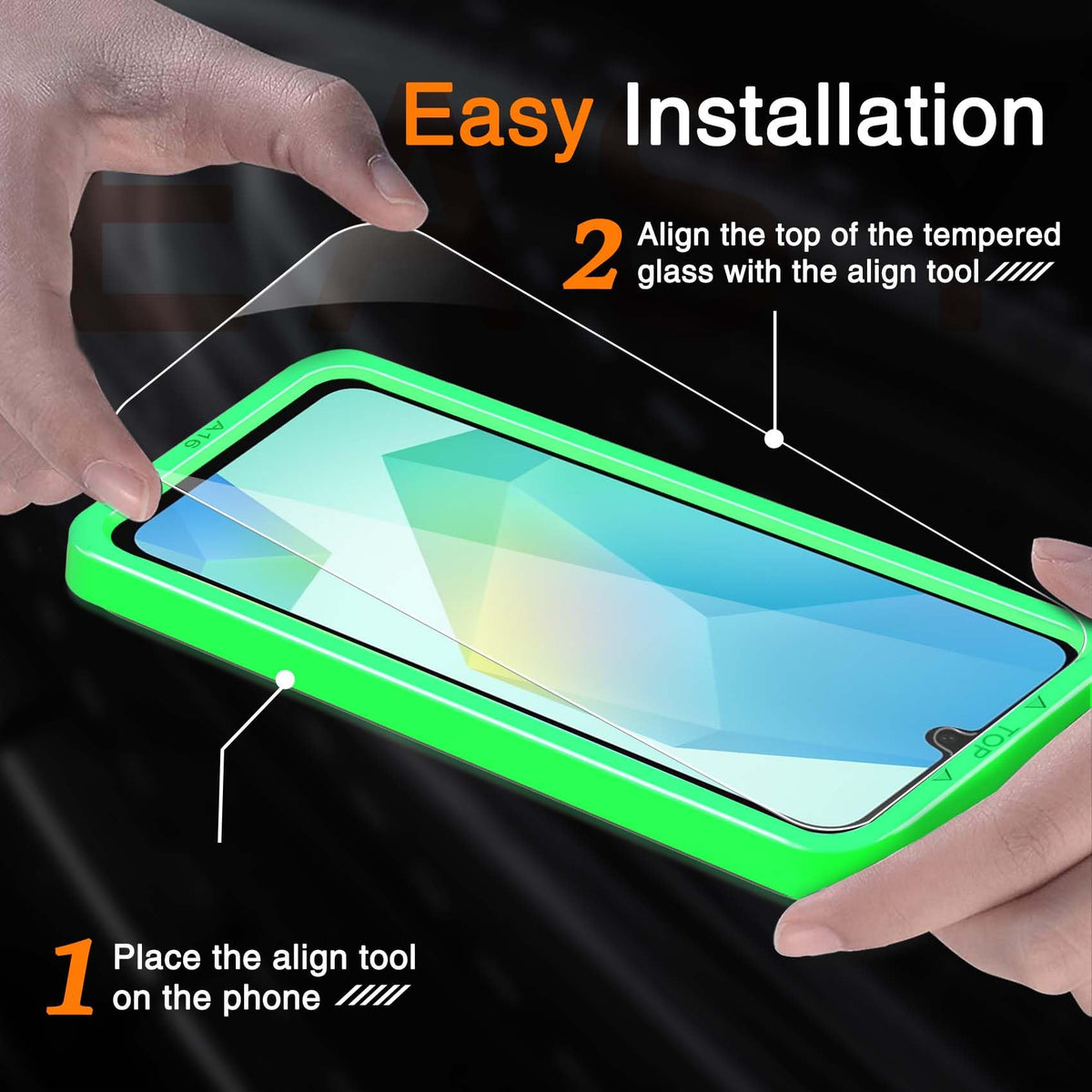 Wiaocit Tempered Glass Screen Protector for Samsung Galaxy A17 5G