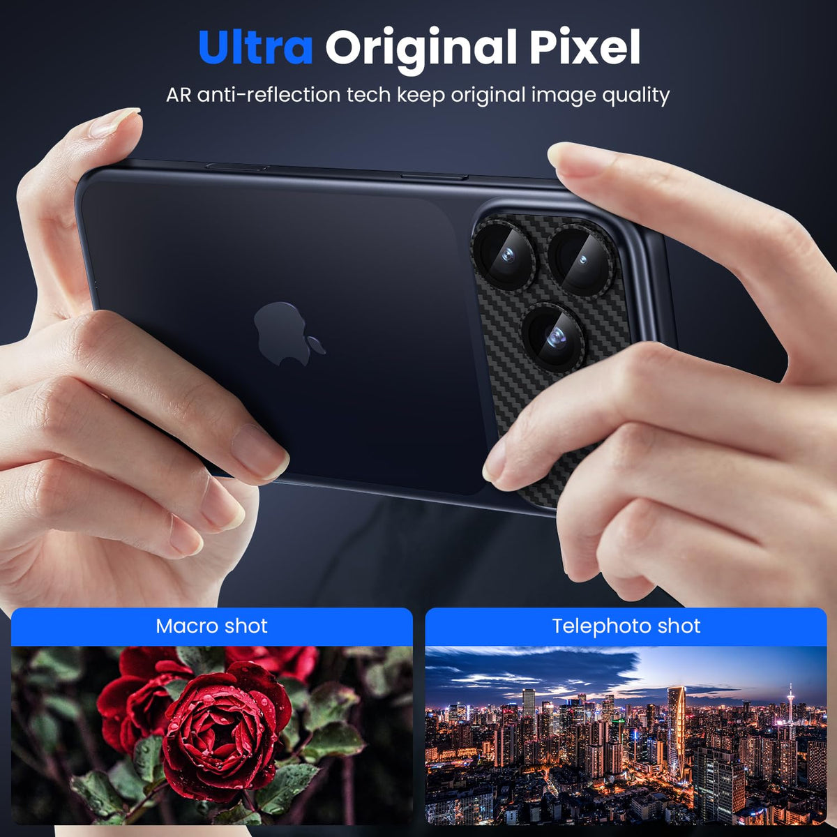WSKEN for iPhone 17 Pro Max Camera Lens Protector - Military Grade Design
