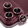 Choiche for iPhone 18 Pro/Pro Max Camera Lens Protector, Glitter Burgundy