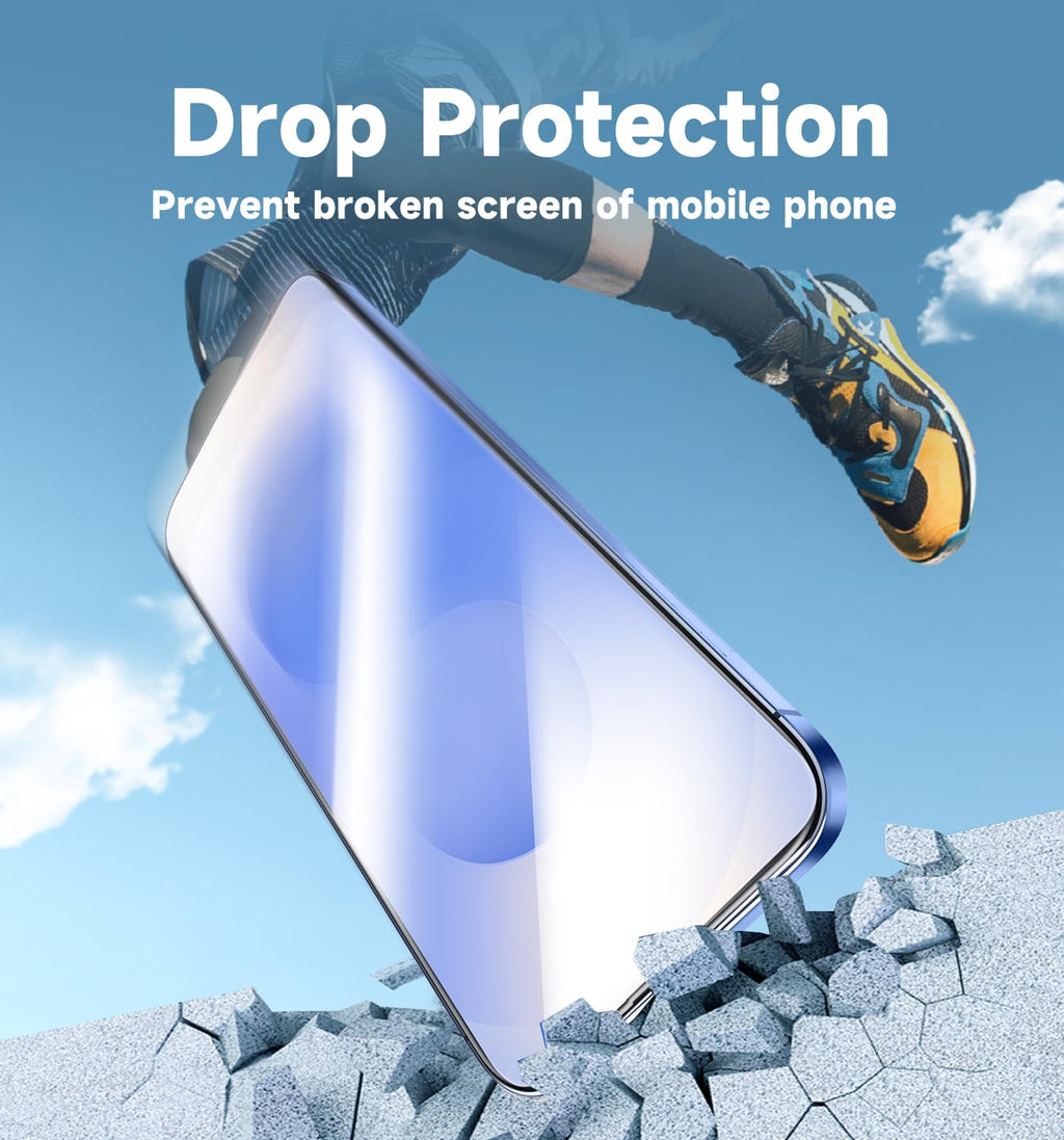 MAGIC JOHN 2 Pack Screen Protector for iPhone SE 3/SE 2 (2022/2020 Edition), iPhone7/8/6 Tempered Glass, Auto Dust-Elimination, Bubble Free, Easy Installation