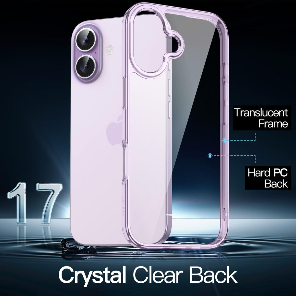 JETech Case for iPhone 17 Pro Max, Anti-Yellowing, Black