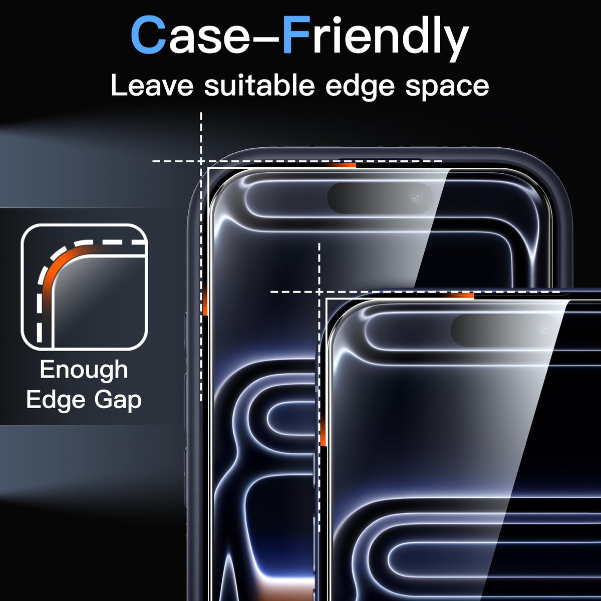 JETech Screen Protector for iPhone 18 Pro Max/17 Pro Max, 3-Pack