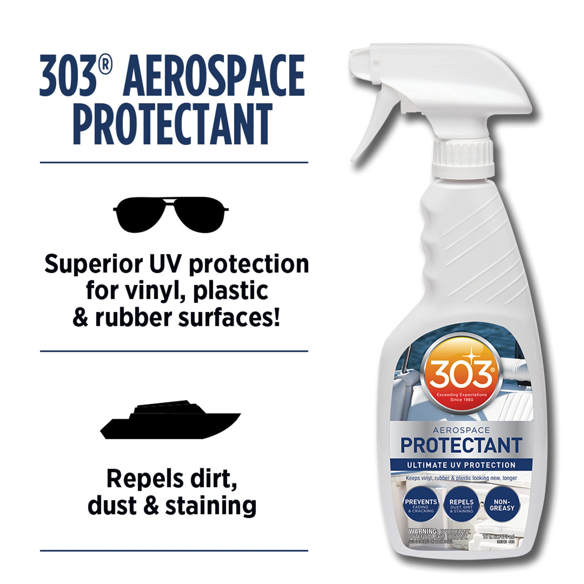 303 Marine Aerospace Protectant for Boat Vinyl, 10 oz