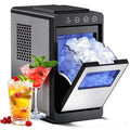 Kismile Portable Countertop Ice Maker, 26lbs/Day, Self-Cleaning, Black