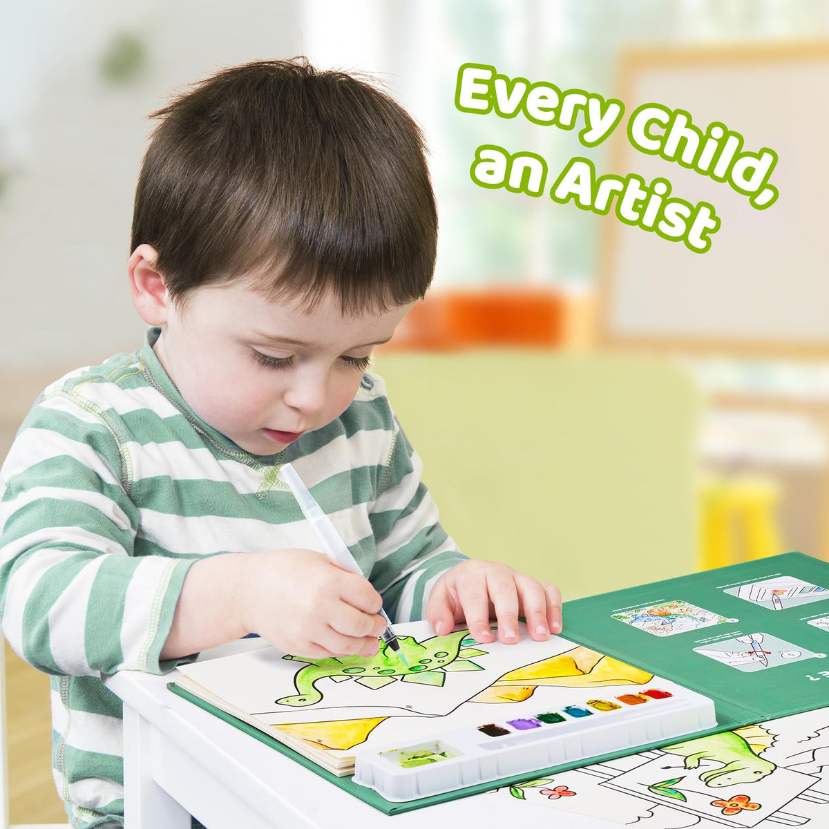 JoyCat Paint with Water Coloring Books for Toddlers (Magical Pony)