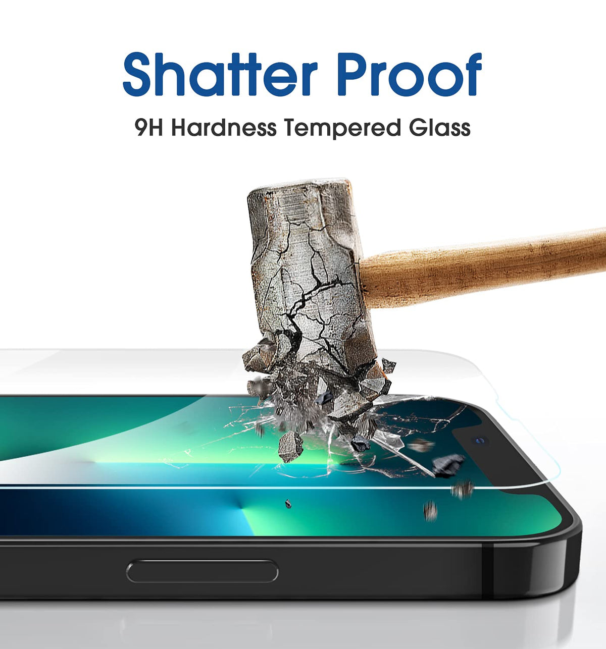 amFilm OneTouch for iPhone 18 Pro Max 6.9'' Screen Protector Tempered Glass