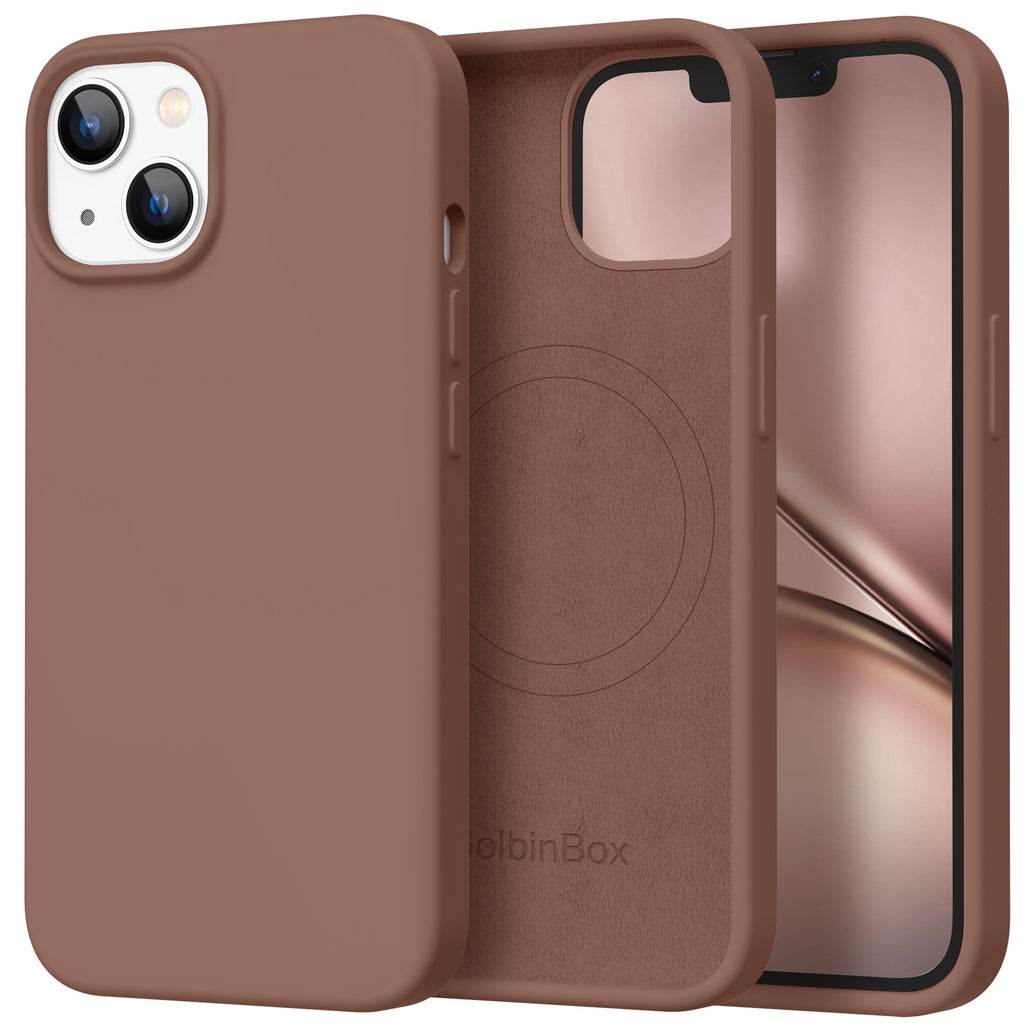 GolbinBox Magnetic for iPhone 17e/16e Case, Silicone Cover, Midnight Blue