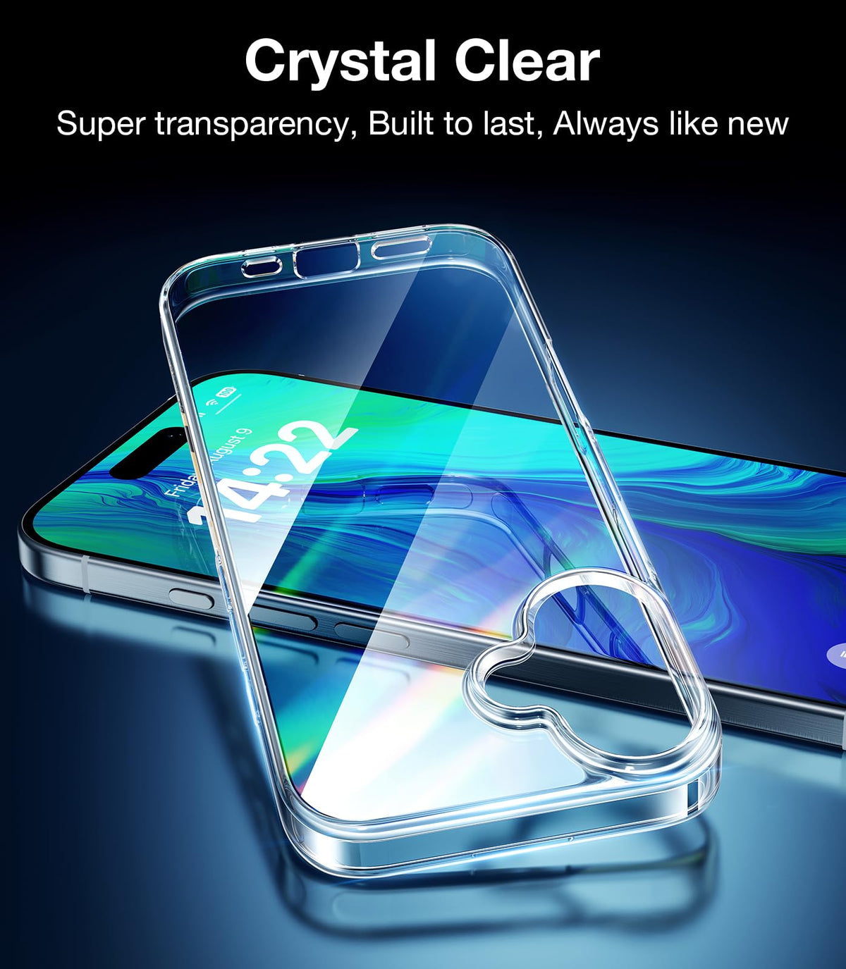 TORRAS for iPhone 14 Pro Max Case, Anti-Yellowing, Crystal Clear